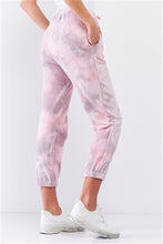 Cotton Candy Pink Tie-Dye Jogger Sweat Pants